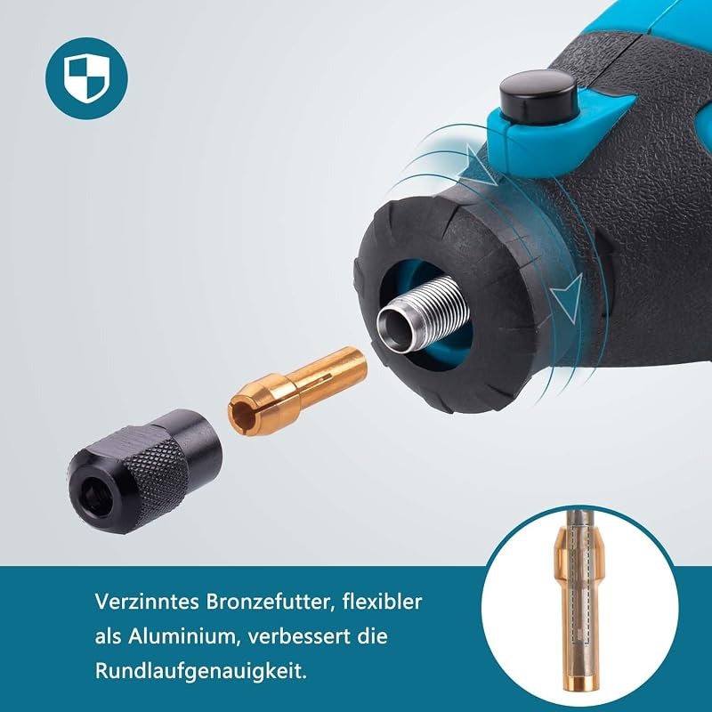 Tilswall Multifunkciós Rotációs Szerszám 160W - 145 Tartozékkal, 8000-33000 RPM, Flexibilis Tengellyel Maráshoz, Gravírozáshoz és Csiszolásh