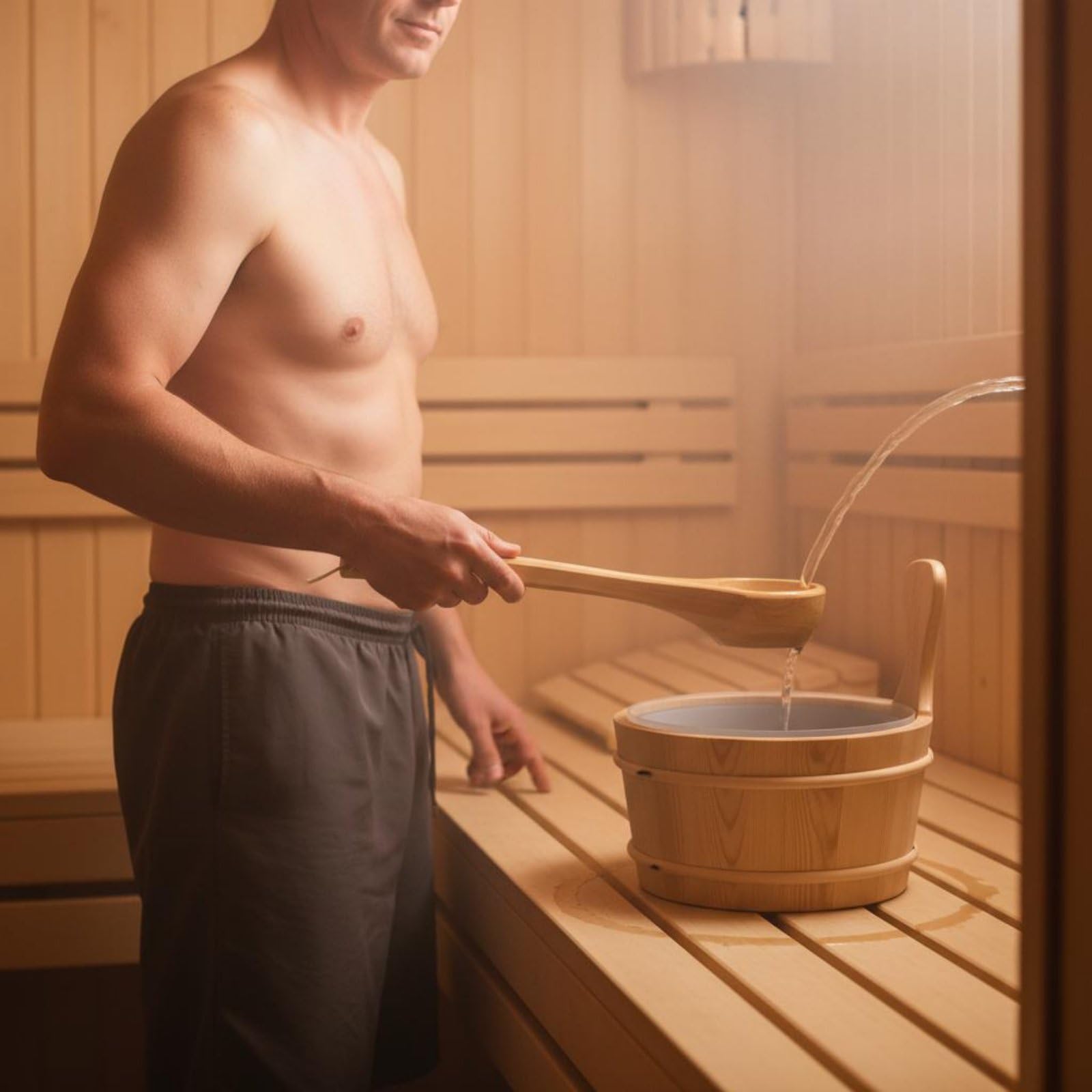 Sauna Bucket Luz para Baño de Lámpara para Sauna Aplique de Pared Plafón Resistente Carcasa Robusta y Cristal Antiimpacto Protección contra Humedad