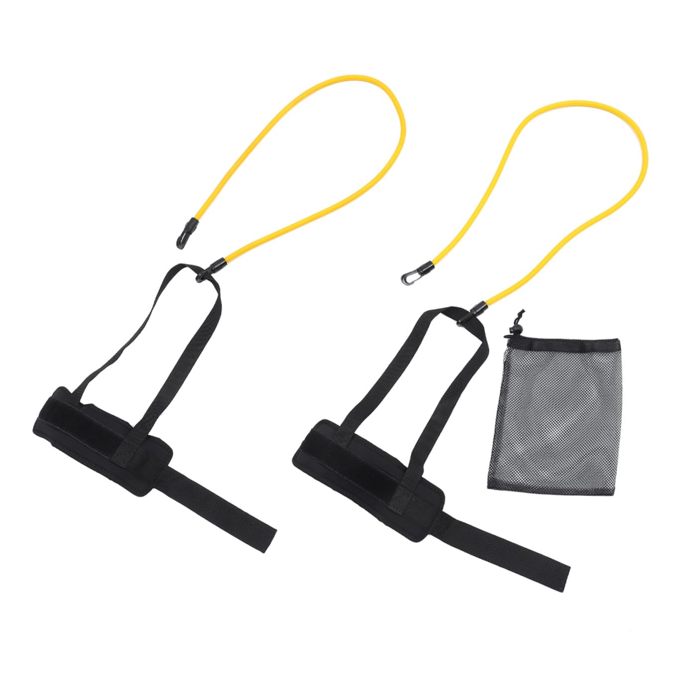 Cintura Regolabile con Fasce Resistenza in Sbr e Latex per Allenamento in Piscina Indoor e Outdoor Kit Completo con Cinghie Elastiche per Migliorar Resistenza Tecnica Nuotata