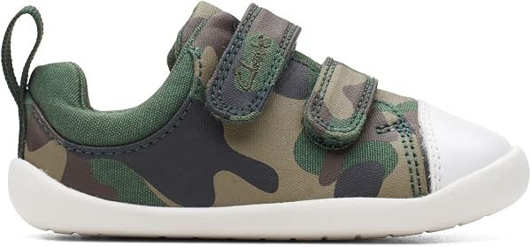 Clarks Boy's Toddler Roamer Craft Sneakers | Premium Leather | Riptape Fastening | Flexible Rubber Sole | Wide Fit Available - 4