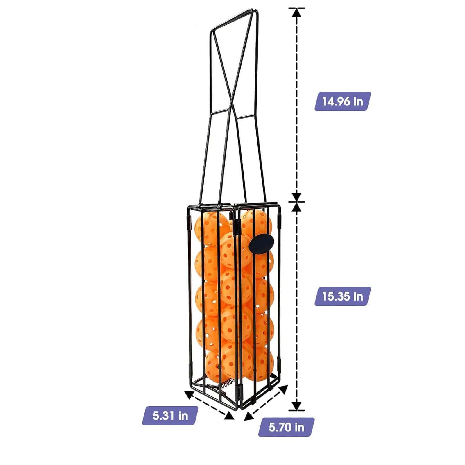 harayaa Pickleball Picker Pickleball Retriever Picking Balls Large Capacity Tennis Ball Picker Basket Storage Container for Outdoor - Image 4