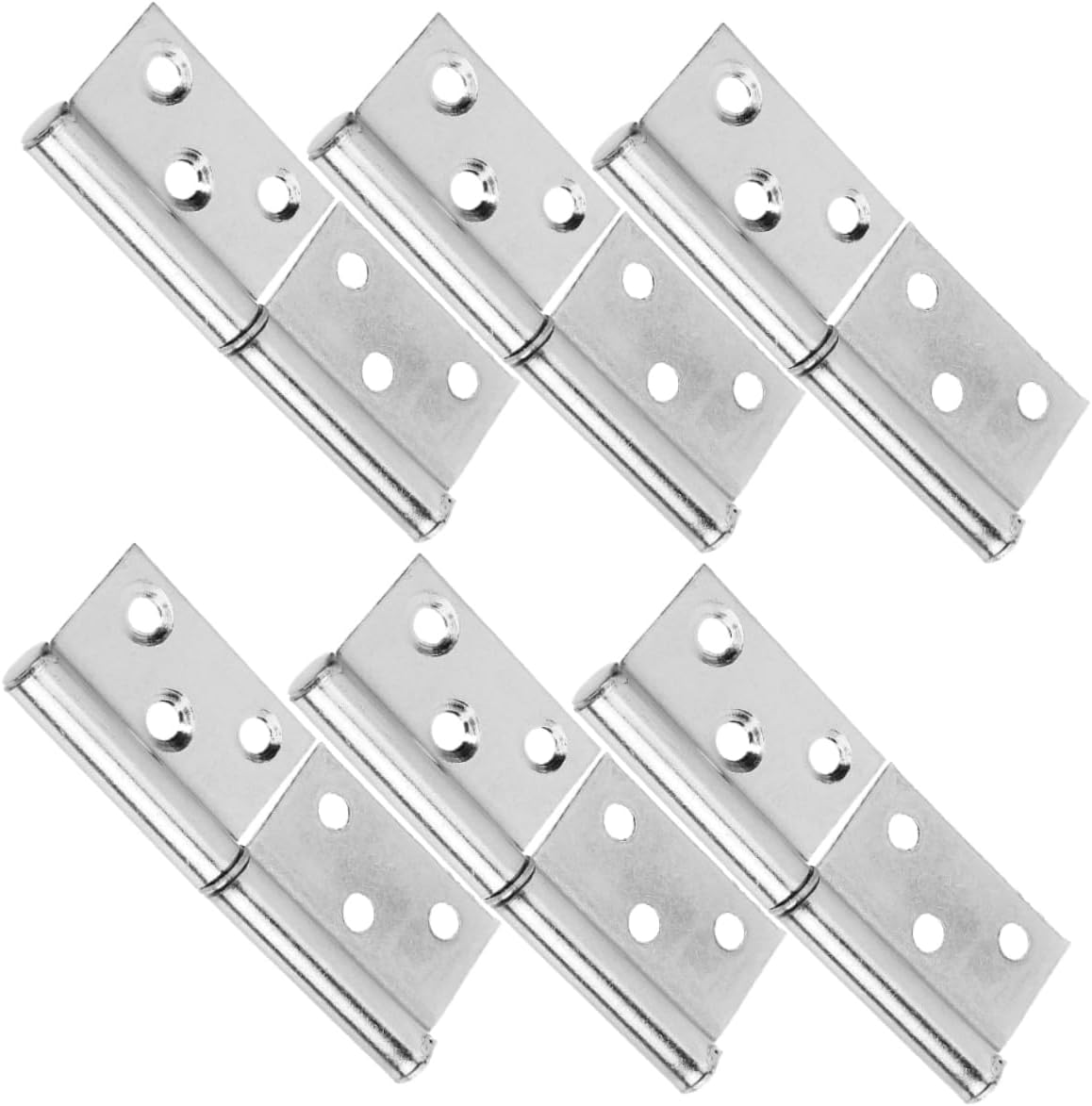 Lurrose 24pcs Detachable Flag Hinges Hinges for Doors Heavy-Duty Construction for Performance Versatile Use Various Elegant Design for