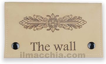 Porta tabacco a clip in eco pelle personalizzato con nome logo ecc