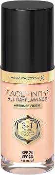Max Factor Facefinity All Day Flawless 3 In 1 Foundation SPF 20, No. 55 Beige