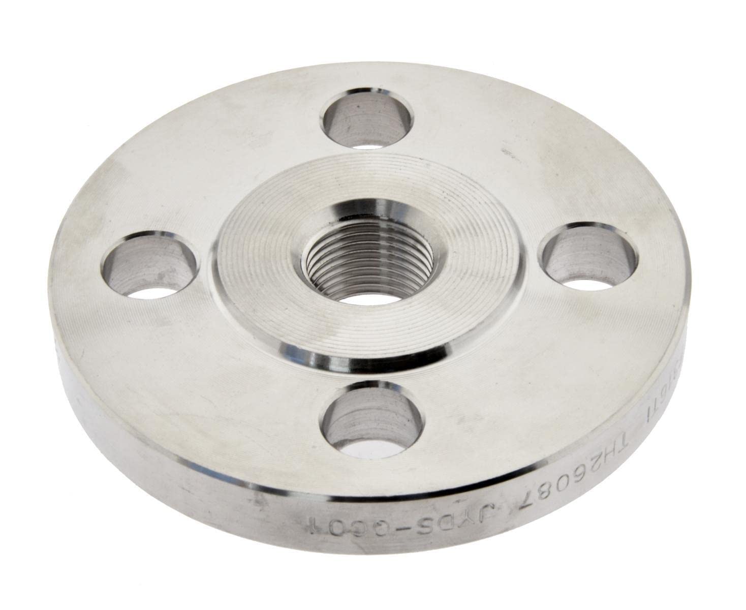 Gewindeflansch DN15/PN16, DIN 2566, Rp 1/2" Innengewinde, Edelstahl (1.4571)