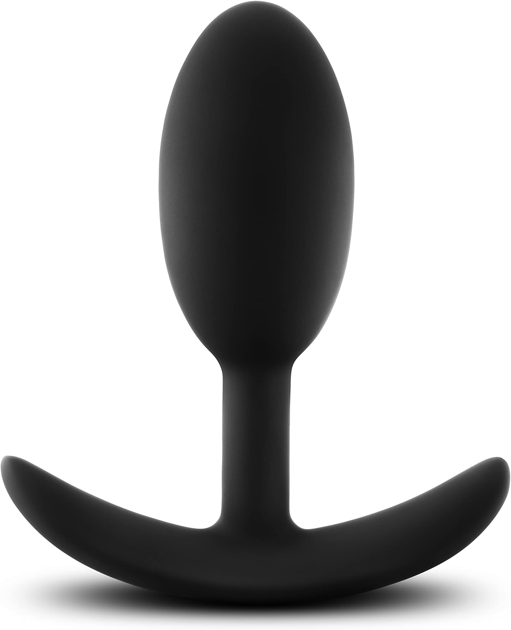 Eden 4" Slim Vibrating Butt Plug with Internal Rolling Metal Ball – Soft Silicone Anal Plug for Men & Women – Wearable Anal Sex Toy for Beginners Couples Play – Whisper Quiet Motion Vibration – Black