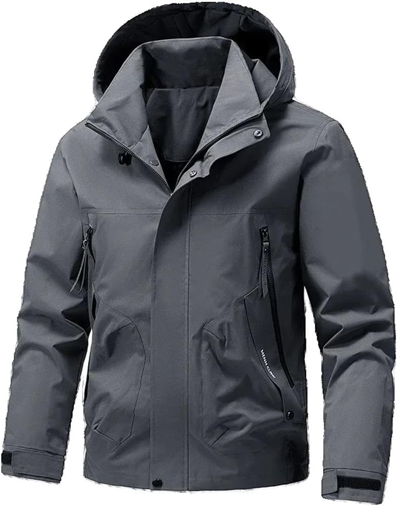 Unisex' Waterproof Hiking Jackets Windproof Men Women Camping Fishing Trekking -scratch Coats
