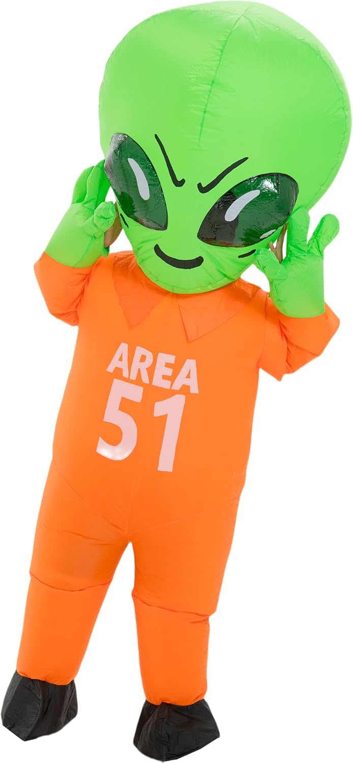 Blow Up Party Costumes,Inflatable Costume Adult,Inflatable Alien Costume,Halloween Costumes for Men/Women,X-Large Size - Image 5