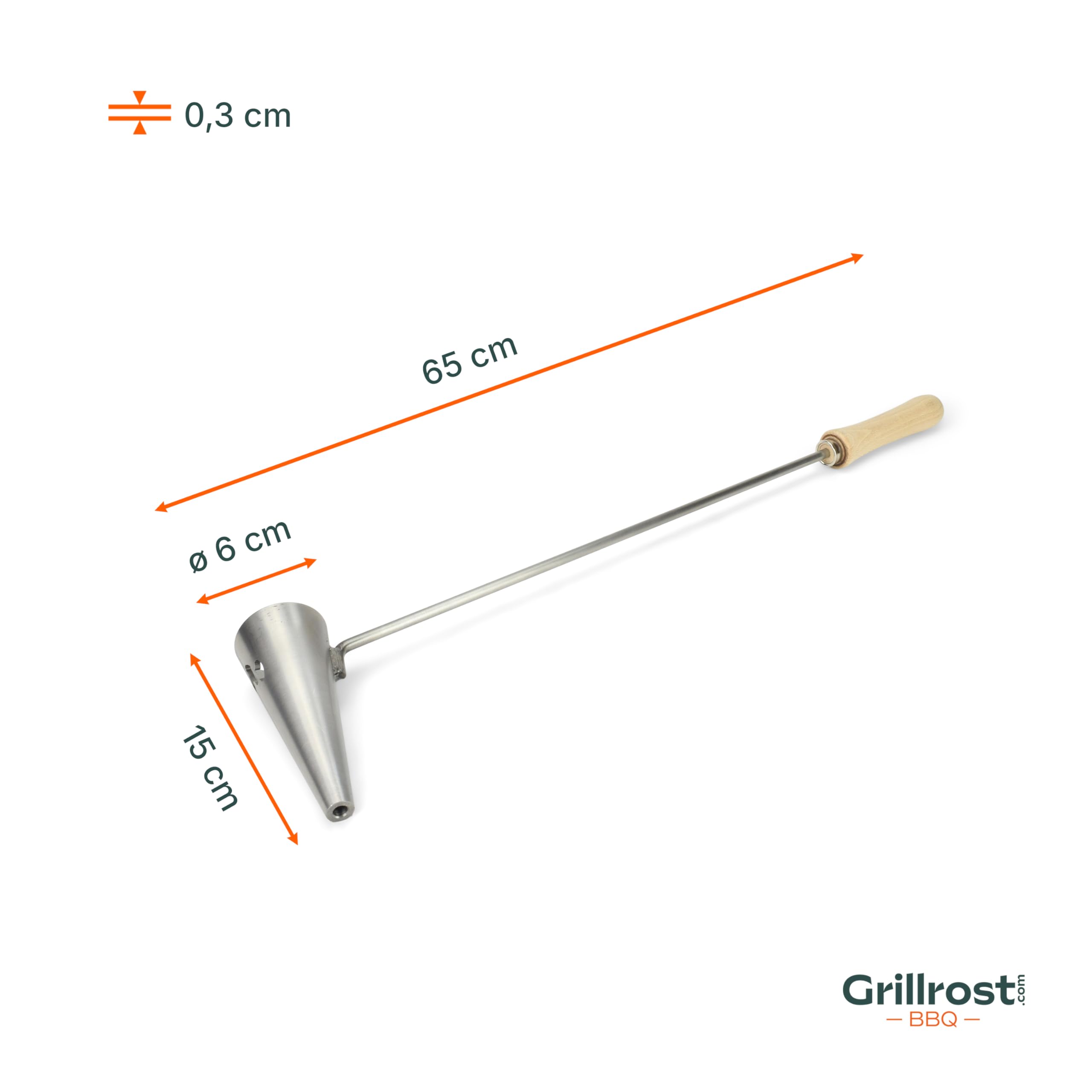 Grillrost.com Das Original BigFlame | Flambadou - per Uno Spettacolo di Barbecue infuocato dal Sapore incomparabile - Made in Germany