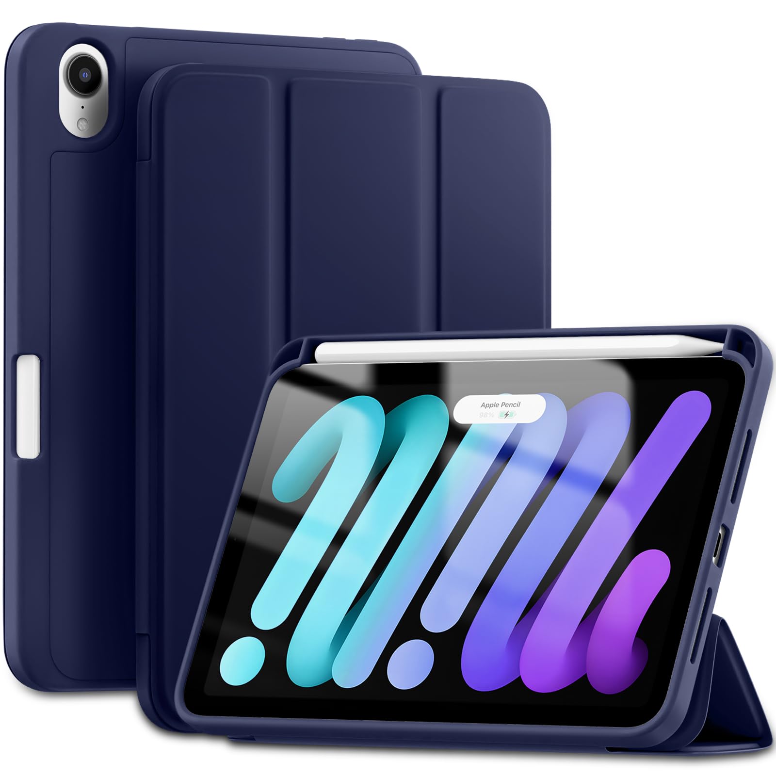 Amazon.com: Wenlaty for iPad Mini 7/6 Case 2024/2021 (A17 Pro