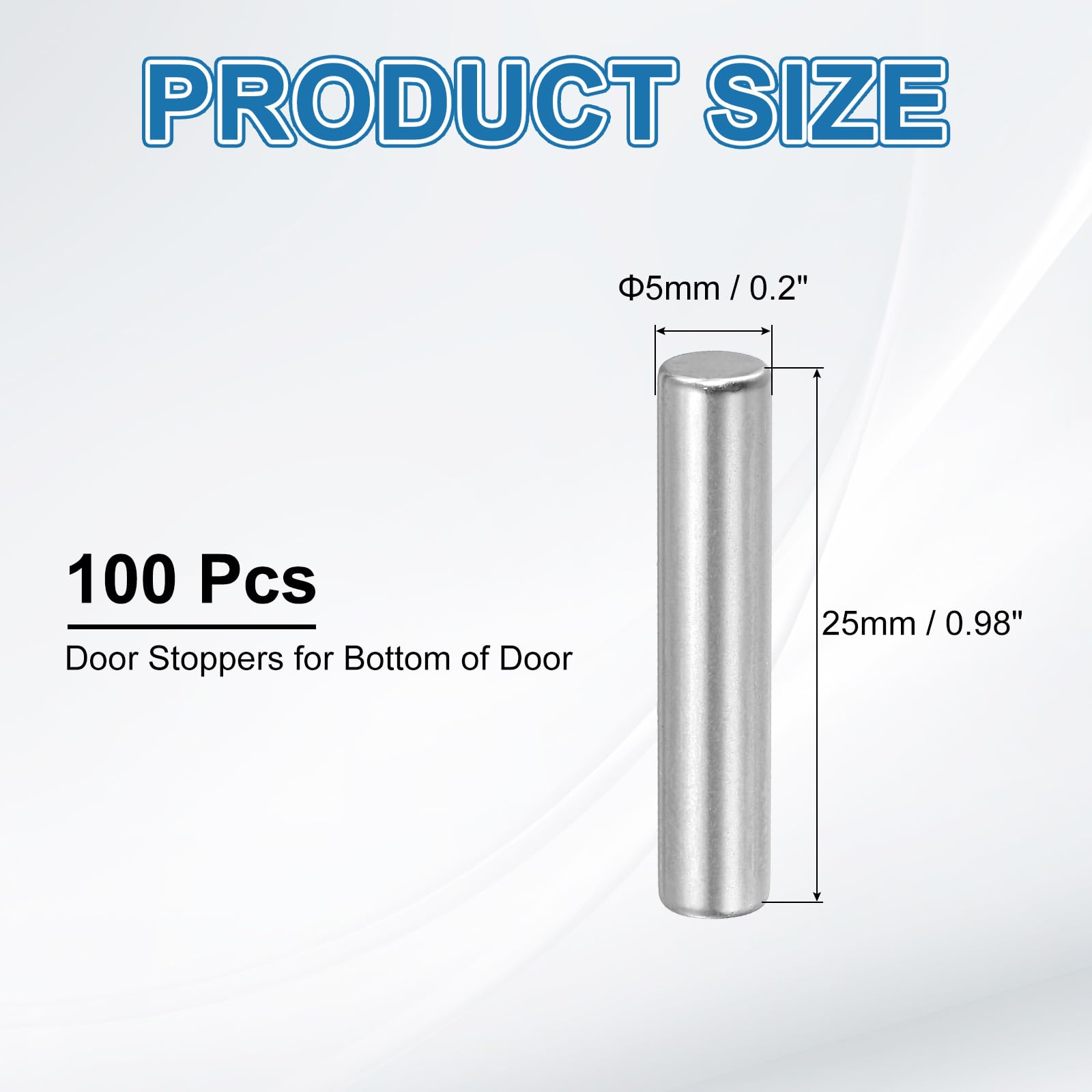PATIKIL Metal Dowel Pins 5x25 mm - Image 2