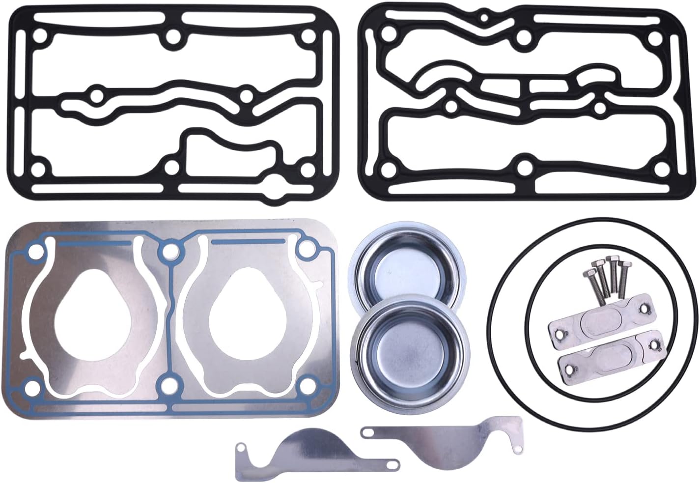 Air Brake Compressor Repair Kit for Volvo Track Engine D12 D12A | D12C, Repalce # 85000396 4127040080 4127040010