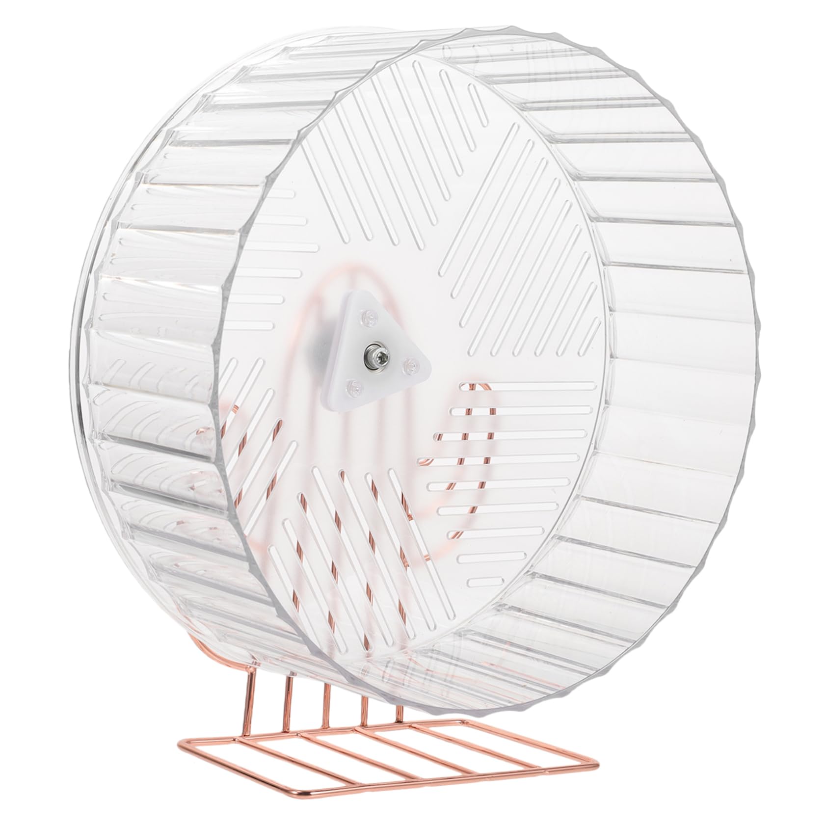 Sosoport Rueda de Hámster Silenciosa Base Estable para Jaula de Mascotas Pequeñas, Diseño de Plástico y Aleación Que Alivia el Aburrimiento y Favorece el Ejercicio