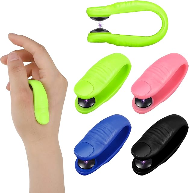 Dacitiery 4Pcs Acupressure Clip for Migraine, Acupressure Hand Pressure Point Clip Migraine Relief Clip Headache Pressure Point Tool for Acupressure Relaxation and Stress Relief