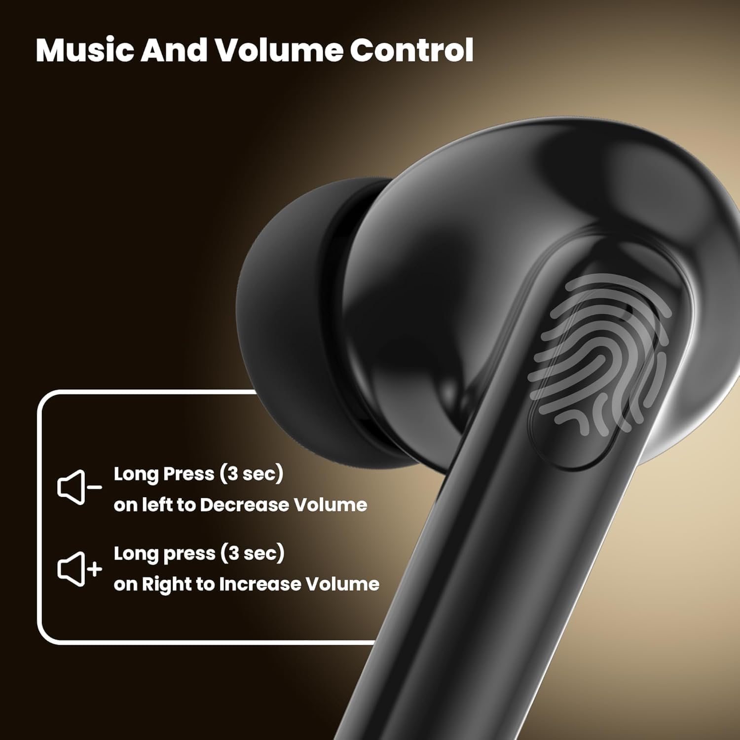 New Launch Buds Elite True Wireless in Ear Earbuds with 10mm Dynamic Driver, 70Hrs Battery & Fast Charging Earbuds, Dual-MIC ENC TWS, 40ms Low Latency Gaming Buds, Volume Control, BT 5.4 (Black)