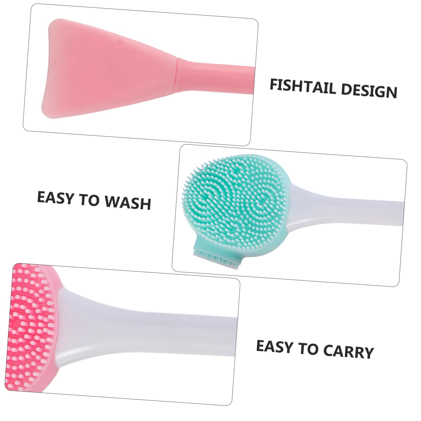 minkissy 12 cepillos de limpieza de mano, cepillo de silicona, herramienta de limpieza de poros, cepillo de silicona, herramienta de limpieza facial, masajeador facial de gel de sílice