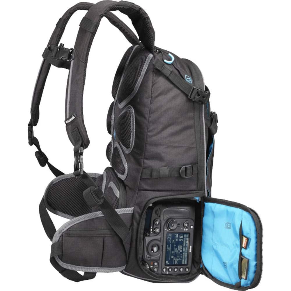 Cullmann Ultralight sports DayPack 300 sac à dos noir appareil photo réflex numérique DSLR vidéo caméscope pour outdoor trekking loisirs voyage avec fonction sling bag ventilation housse de pluie poussière pour Canon EOS 1300D 70D M10 Nikon D3300 D5300 D7