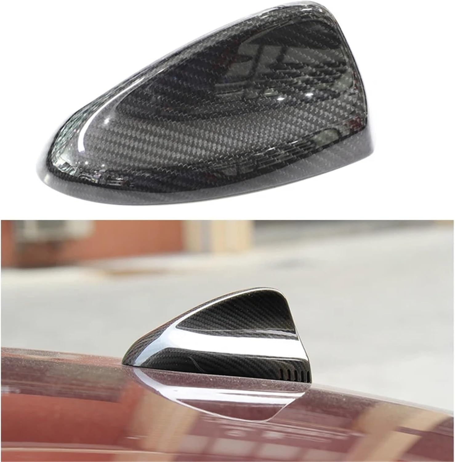 Compatible with Alfa Romeo Giulia Stelvio Dry Carbon Fiber Cover Auto Car Vehicle Cap