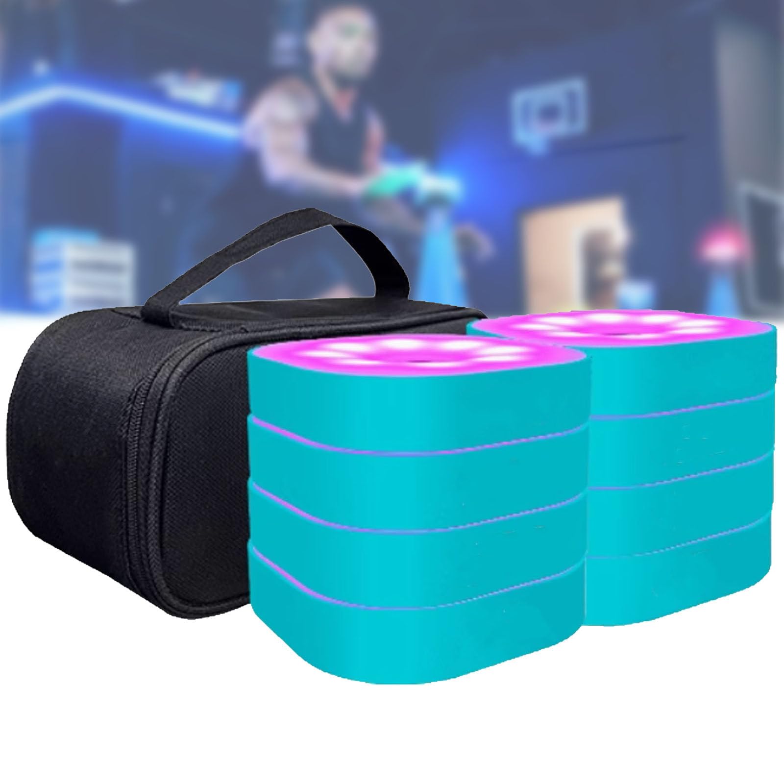 LjyAeono Reaction Training Light for Boxing and Fitness, This Smart Light Improves Reaction Speed, Agility and Cognitive Brain Training 8lights
