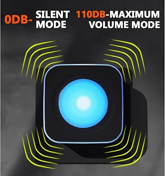 Wireless Doorbell 1200Ft Waterproof Door Bells for Home Plug in doorbell for Hearing Impaired Deaf Doorbell (1 Button & 3 Receivers)