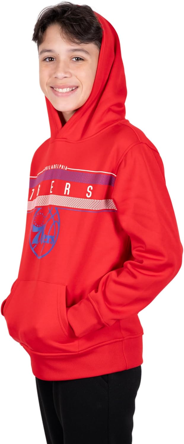 Ultra Game Boy's NBA Official Super Soft Midtown Hoodie Sweatshirt - Image 3