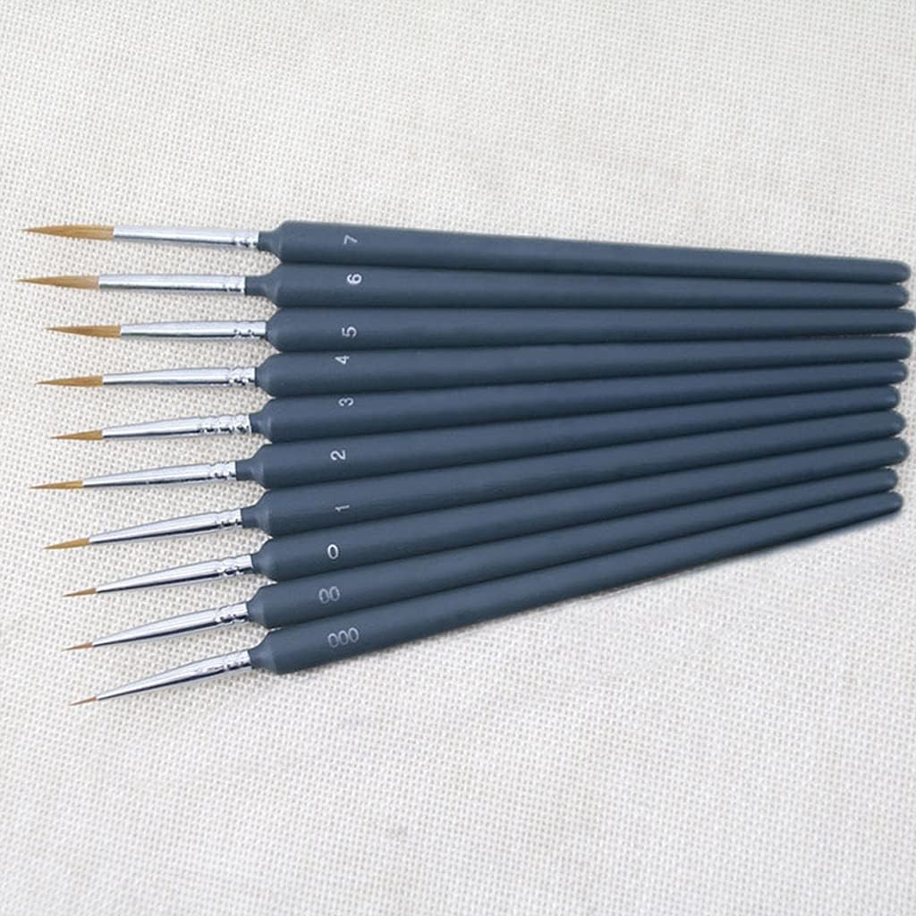 Gouache Watercolor Black Hook Line Pen Set Stroke Pen Soft Very Acrylic Brush Art Supplies