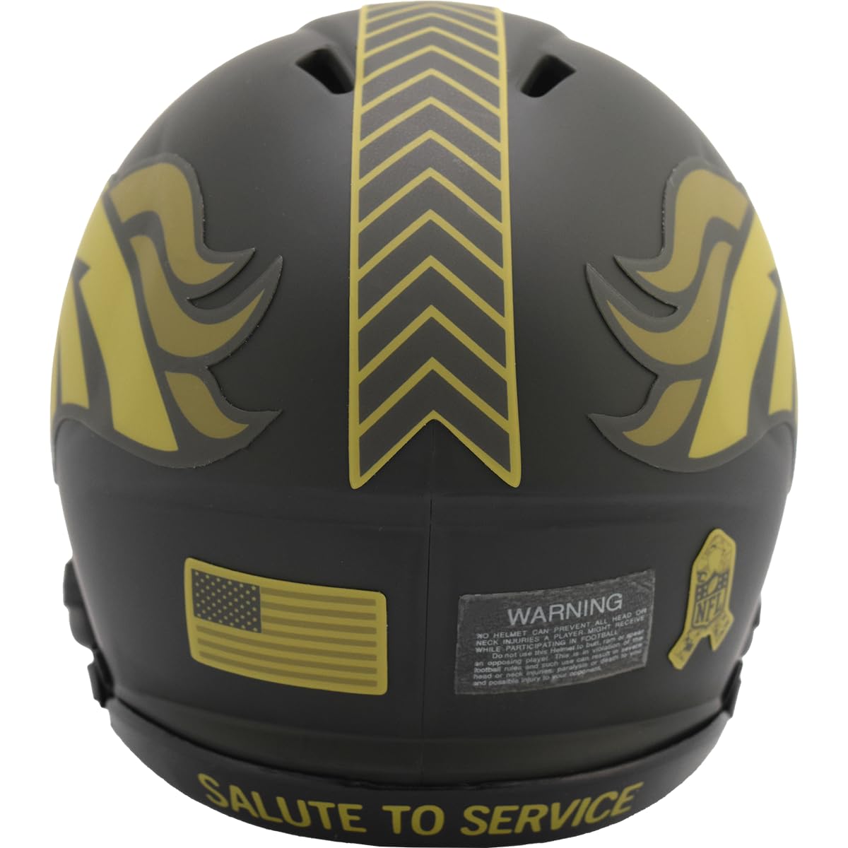 denver broncos motorcycle helmet Salute to Service 2025 Version 4 Mini Speed Football Colour:BLUOR Bell Super 3R: The alpinesatrs this collectible Speed Replica