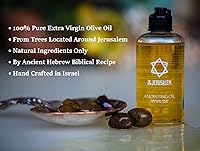 Vista 3 de Aceite de unción bendita 'Prince of Peace', hecho a mano en Jerusalén con aceite de oliva virgen extra y aceite esencial de mirra, ingredientes
