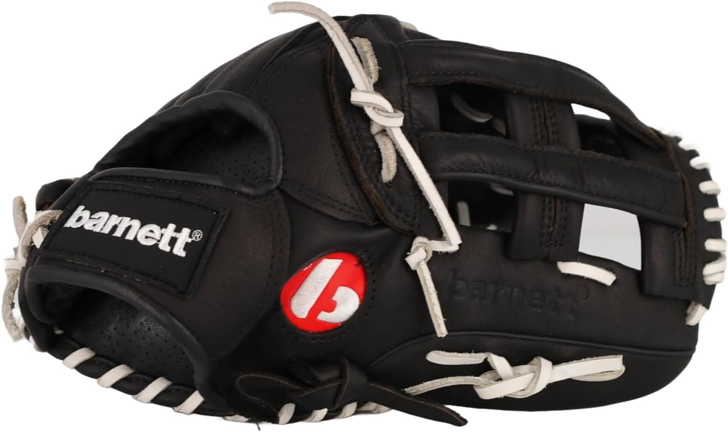GL-127 Competition Baseball Glove, Genuine Leather, Outfield 12.7, Black