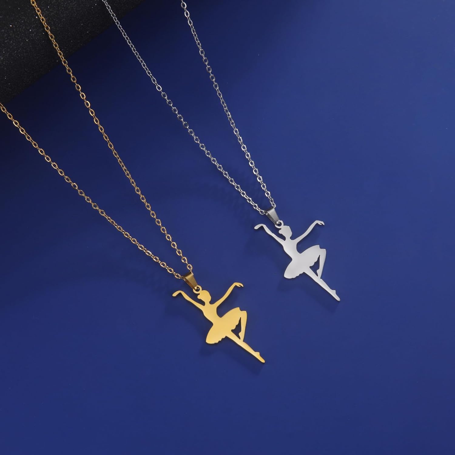 Elegant Stainless Steel Ballerina Necklace Ballet Dancer Pendant Jewelry for Women Friends Charms Birthday Party Gifts - Image 6