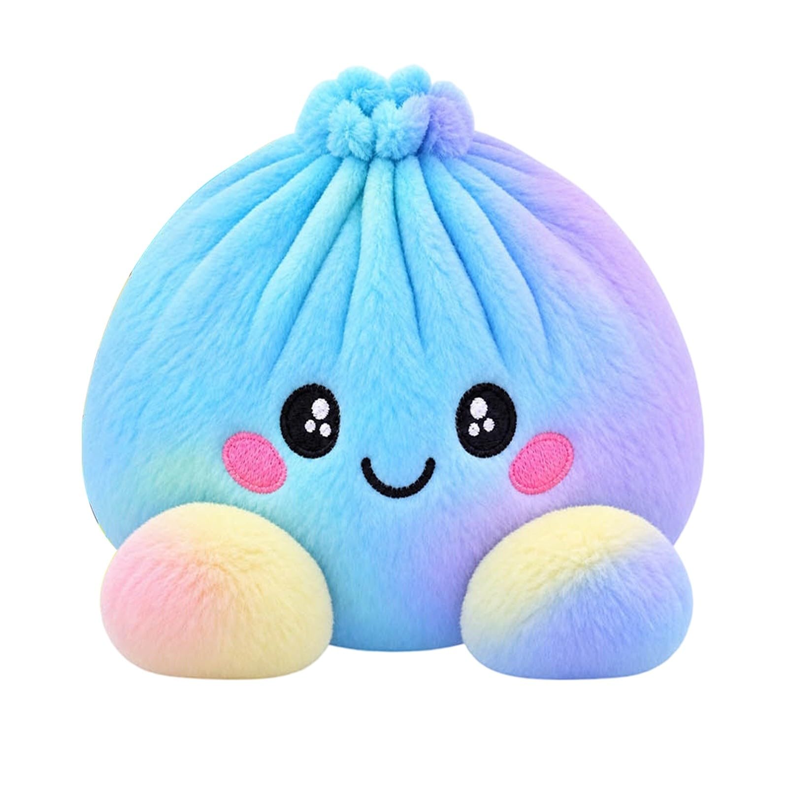Kawaii Kuties Dumpling Pack of 7 Colors Fluffy Dumplings Kawaii Squashy