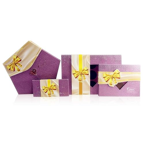 Miniatura 8 de Paleta de maquillaje magnética vacía de gran tamaño con ventana transparente en forma de diamante