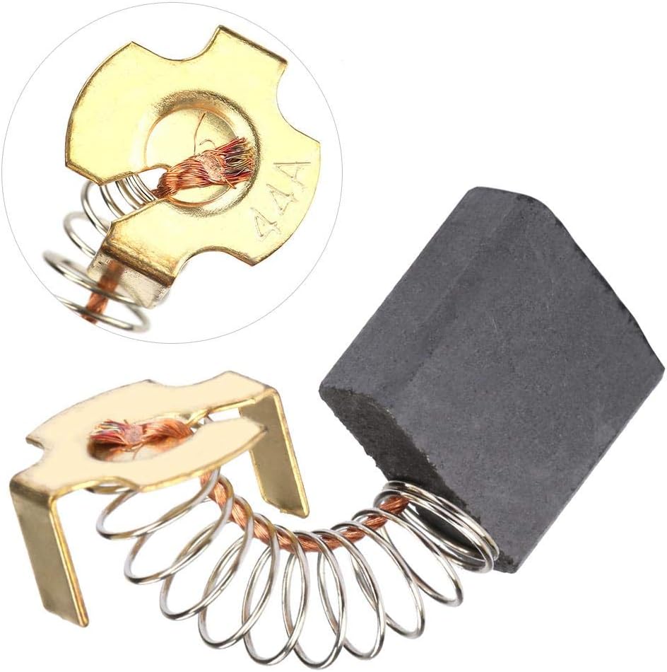 Carbon Motor Brushes, 0.3×0.7× 0.71 Inch 044 Electric Motor Carbon Brush Replacement 20 Pcs - - 