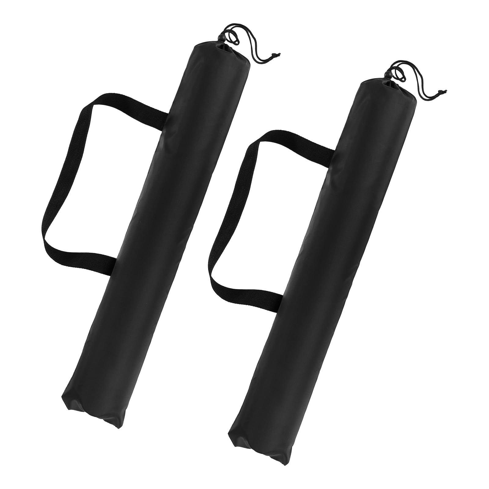 YELARXI Camping Chair Bag Replacement, Folding Chair Carry Bag Tear-Resistant Portable with Shoulder Strap & Drawstring 26 x 6 & 2Pcs & Black - Fit for (Camp Chairs/Hammock/Tripod)