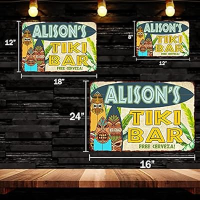 Tiki Metal Signs