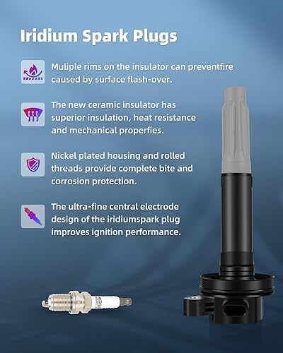 Vista 1720 de ECCPP Bobinas de encendido portátiles de repuesto para automóvil compatibles con Infiniti I30/para Nissan Maxima 3.0L V6 2000-2001 Reemplazo