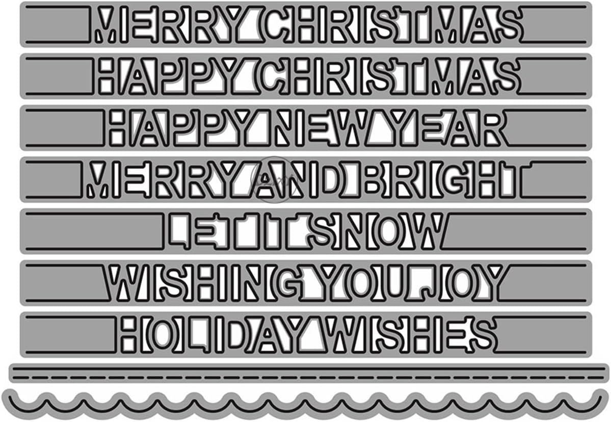 DzIxY Christmas Baked Cookies Metal Cutting Dies for Card Making Kit Embossing Paper Die Cuts Set Scrapbook Stencils Supplies Machine Templates