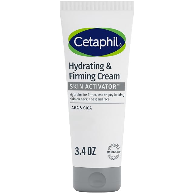 Cetaphil Skin Activator Hydrating Firming Cream For Face Neck Chest 3 4 oz Mandelic Acid AHA and Centella