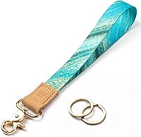 Vista 162 de Ecovision - Llavero con correa para llaves, llaveros de pulsera con 2 argollas para llaves para mujer