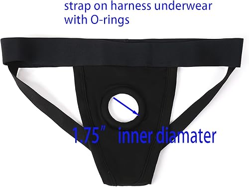 Miniatura 3 de Ropa interior con arnés con correa, arnés con correa para ropa interior sin tirantes para hombres y mujeres