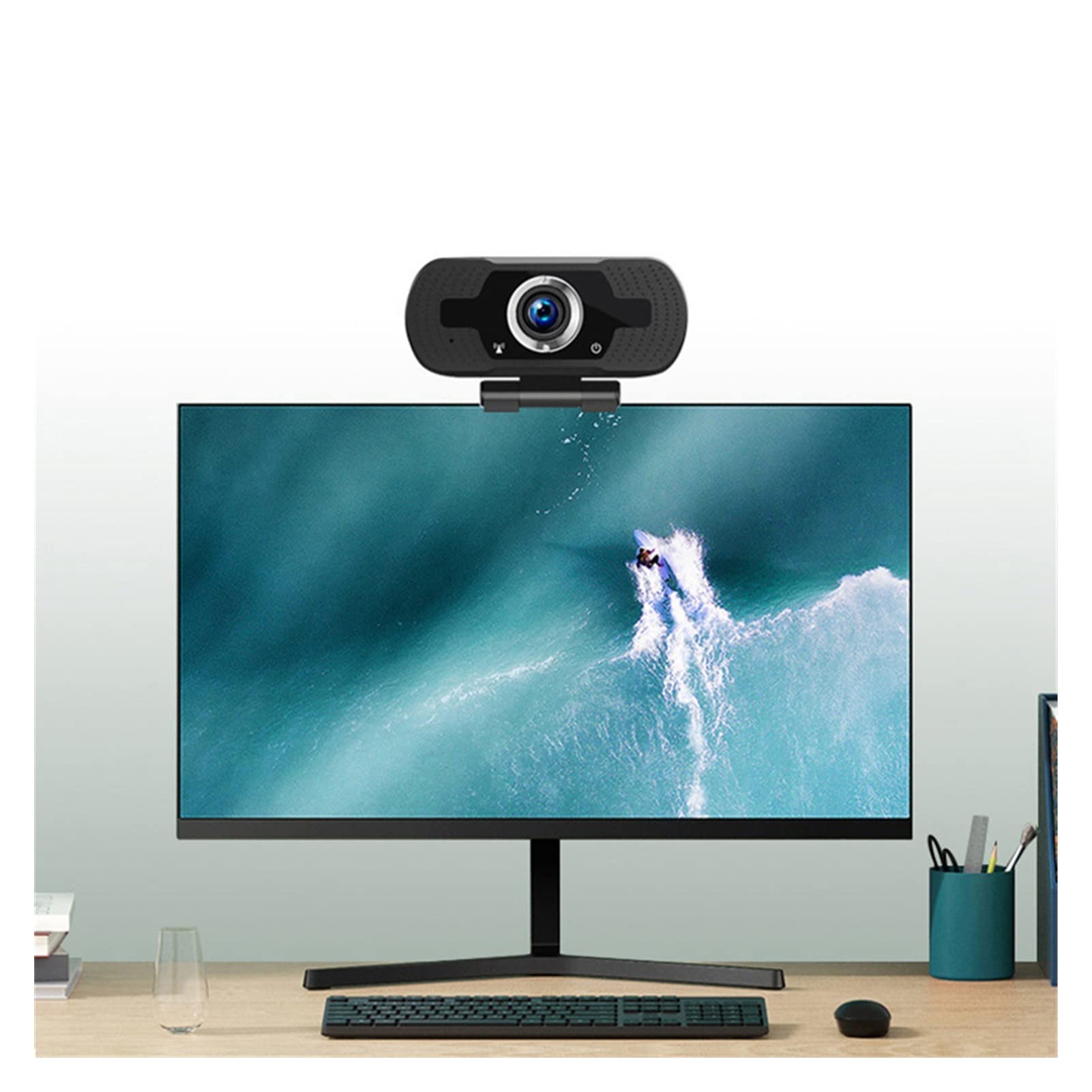 Kamera Internetowa, Usb. Kamera internetowa z mikrofonem HD. Kamera Kamera pokrywa 1080p PC. Kamera kamery internetowej kamery wideo do strumieniowania(1080P)