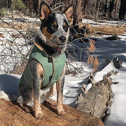 Image of Gooby Sports Vest Dog Jacket, Green, X-Small