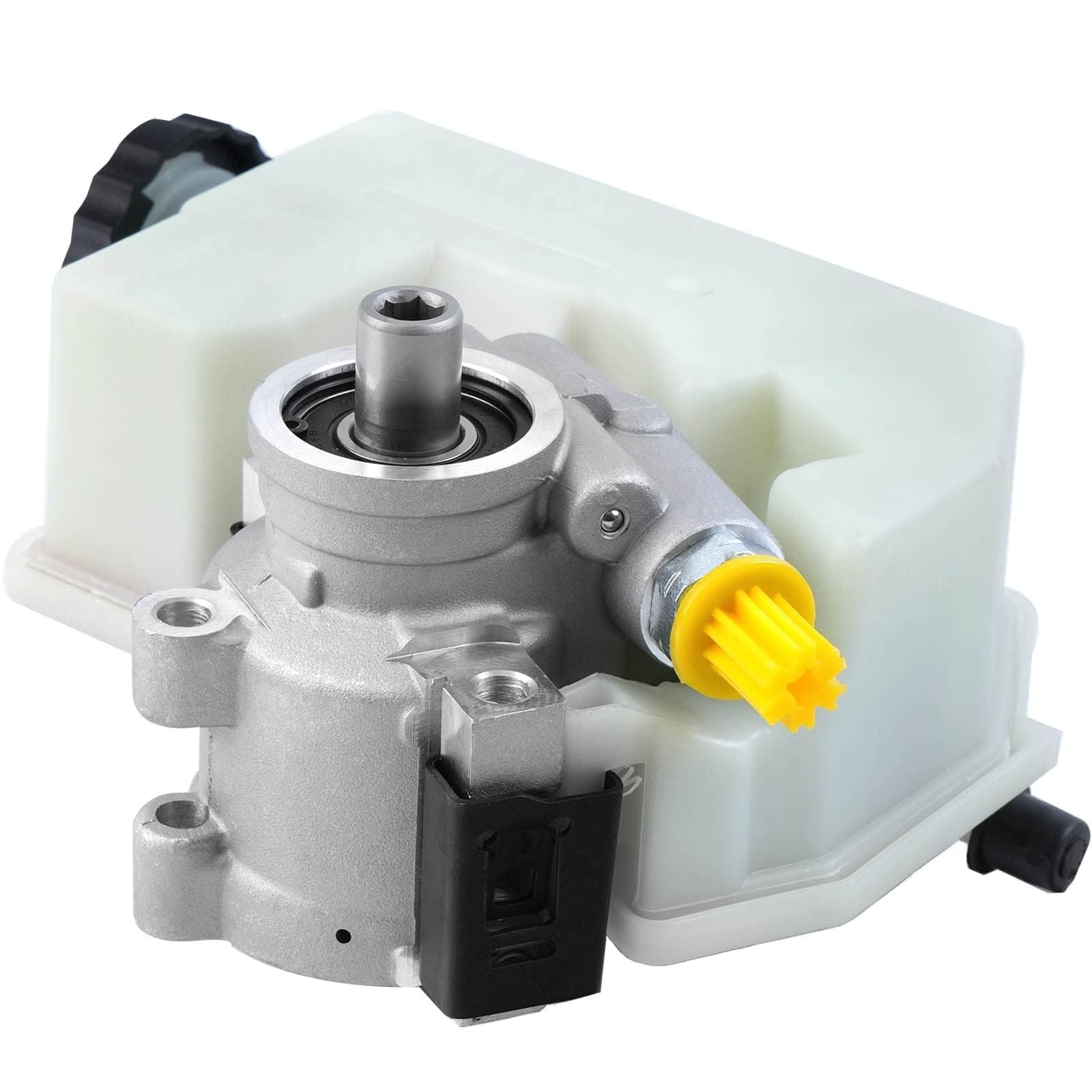 GDO Power Steering Pump with Reservoir 20-64610 compatible for 2002 2003 2004 2005 2006 J.p Liberty 3.7L V6 New Power Assist Pump with Reservoir Replace OE-Quality 96-64610