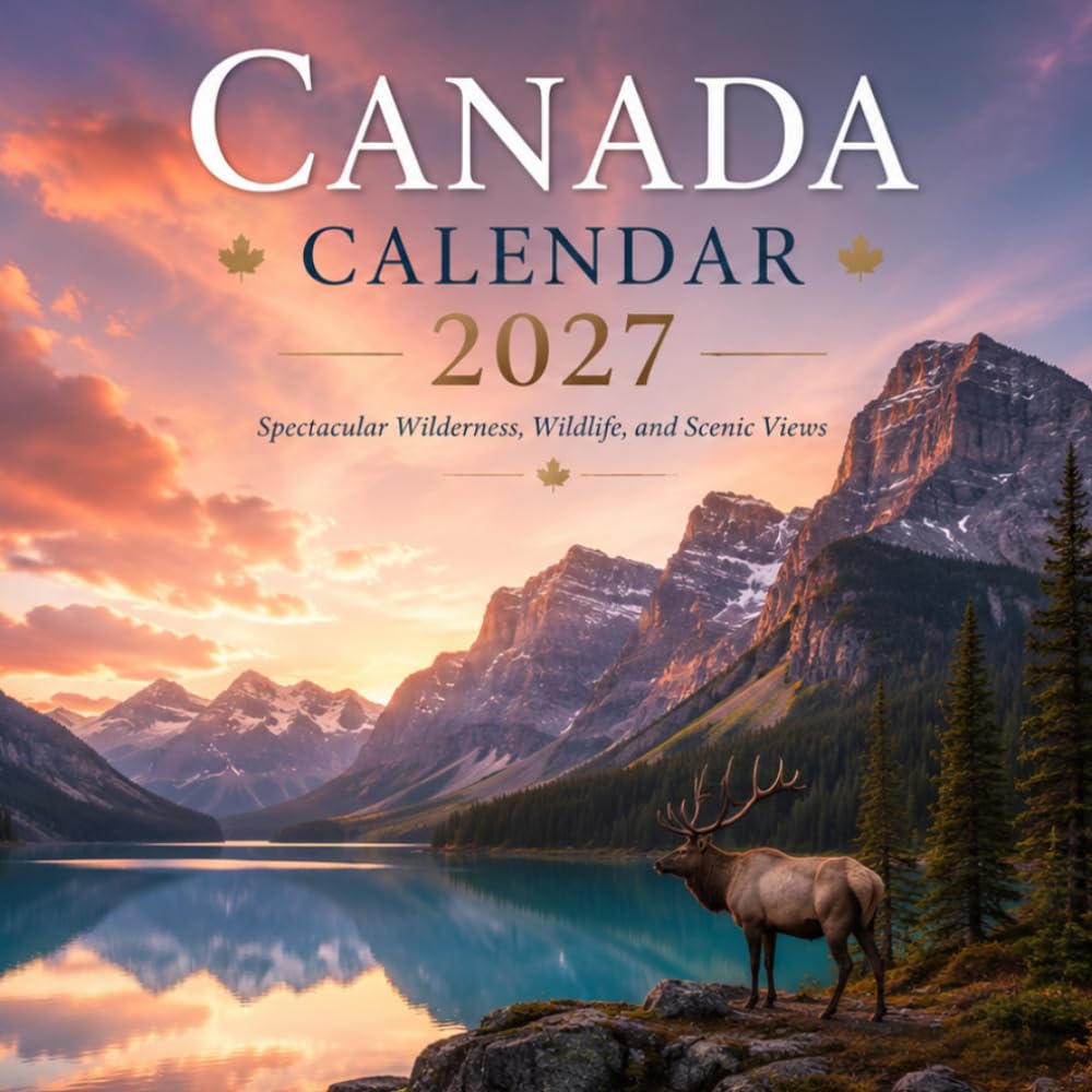 Canada Calendar 2027: Spectacular Wilderness, Wildlife, and Scenic Views