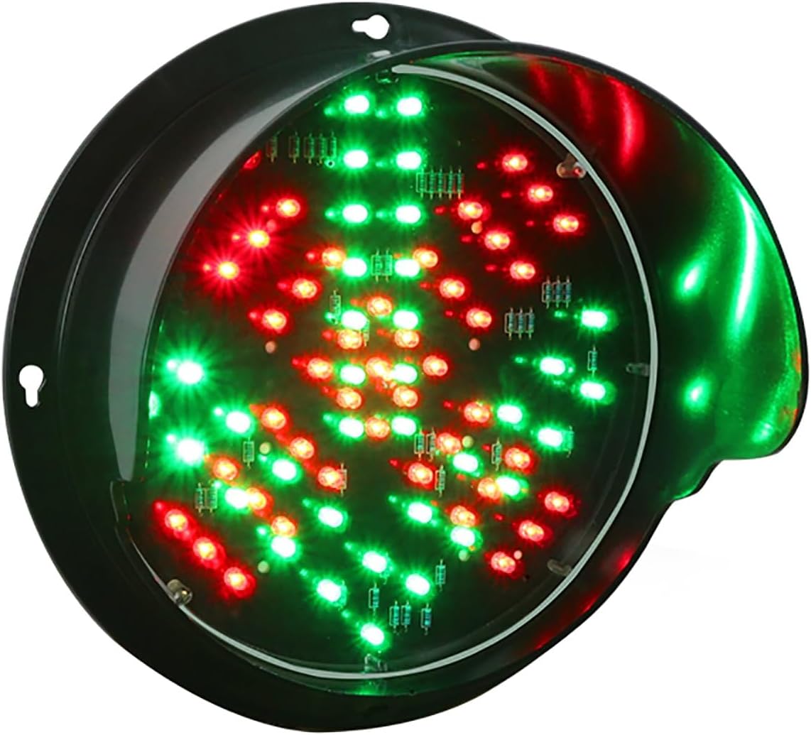 LED Traffic Stop Light 1 Light X/Arrow, Industrial LED Traffic Stop Light, for Industrial Loading Dock Bay Light, Indicator Light (Color : 100mm-24v)