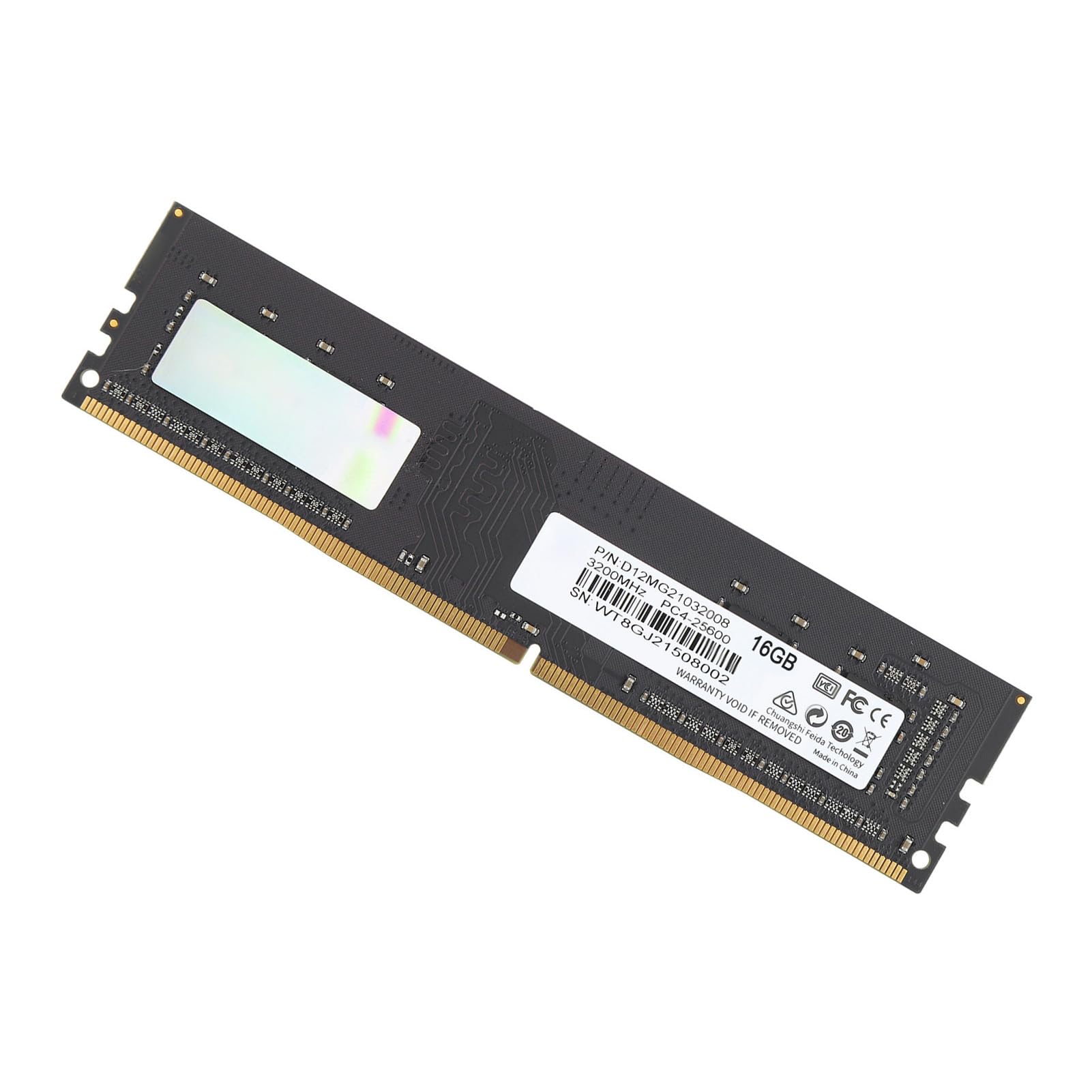 Aramox Pamięć Desktop DDR4 3200MHz, 16GB Smukły Aluminium (16GB)