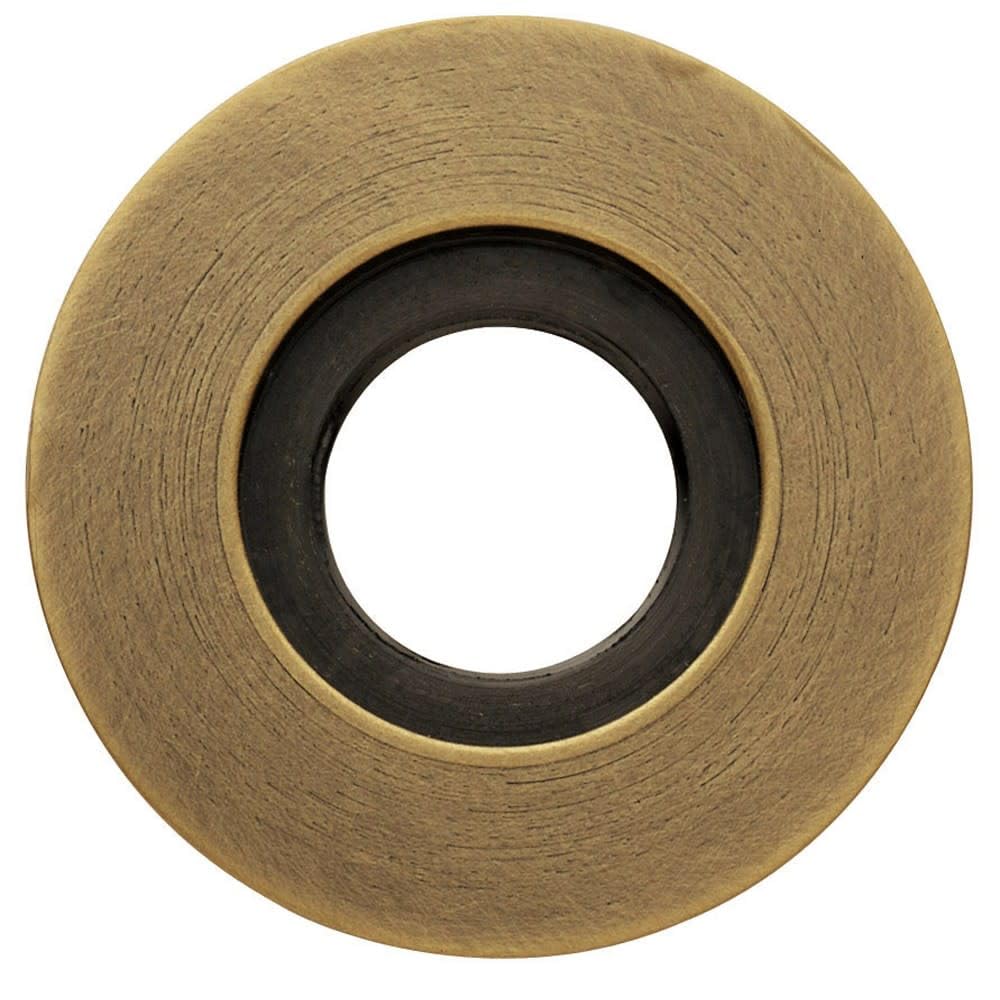 Rosetas Baldwin 5006 de latón satinado y negro para puertas de paso