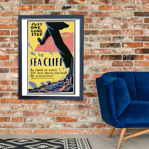 Poster de voyage encadré grand format mat déco murale sans reflet