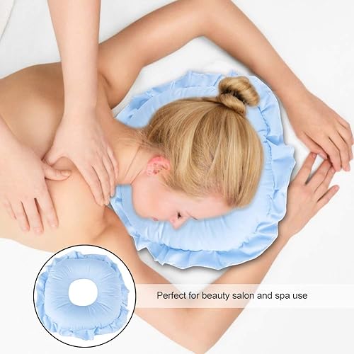 Miniatura 3 de Dioche Poliéster Face Relax Almohada SPA SPA Masaje Almohada ahuecada Almohada de descanso para siesta Cojín de masaje Almohada de masaje Belleza