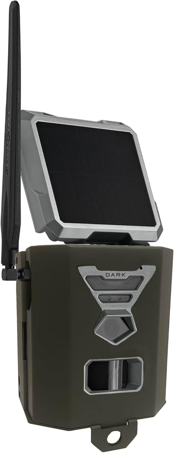 Protective Case for Cellular Trail Cameras - Fits Flex, Flex-G6, and Flex-S - Lockable Steel Case with Robust Protection, Solar Panel Port & Versatile Mounting Options, SB-500S